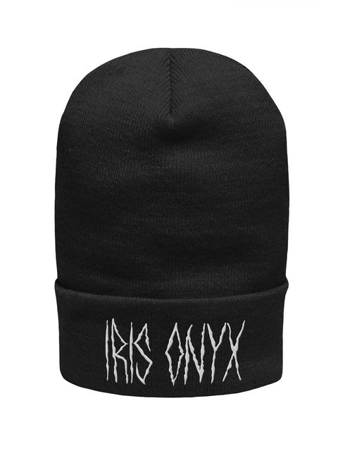 Black IRIS 0NYX beanie
