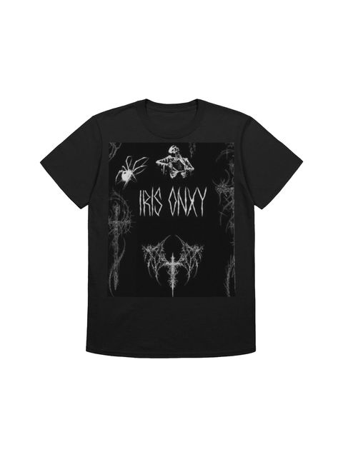 Black IRIS ONYX graphic t-shirt